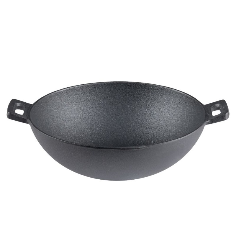 Sartén wok de hierro fundido, Ф24 - Sartén de hierro fundido