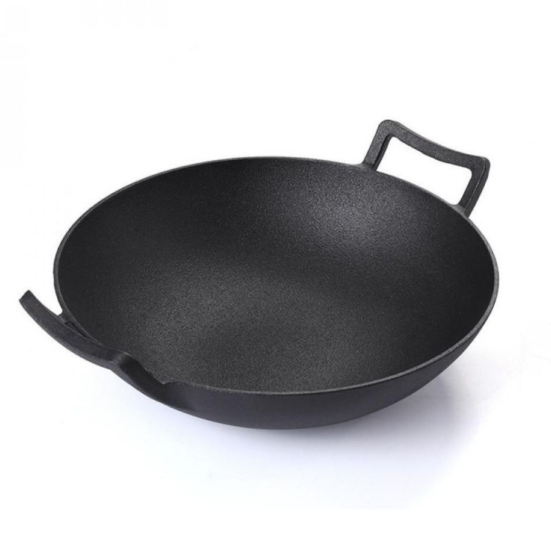 Sartén wok de hierro fundido, Ф36 - Sartén de hierro fundido