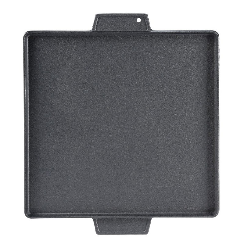 Placa de hierro fundido para grill de doble cara, 38x38 cm | Placa de hierro fundido Placa de hierro fundido para grill de doble cara, 38x38 cm | Placa de hierro fundido | |