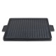 Placa de hierro fundido para grill de doble cara, 38x38 cm | Placa de hierro fundido Placa de hierro fundido para grill de doble cara, 38x38 cm | Placa de hierro fundido | |