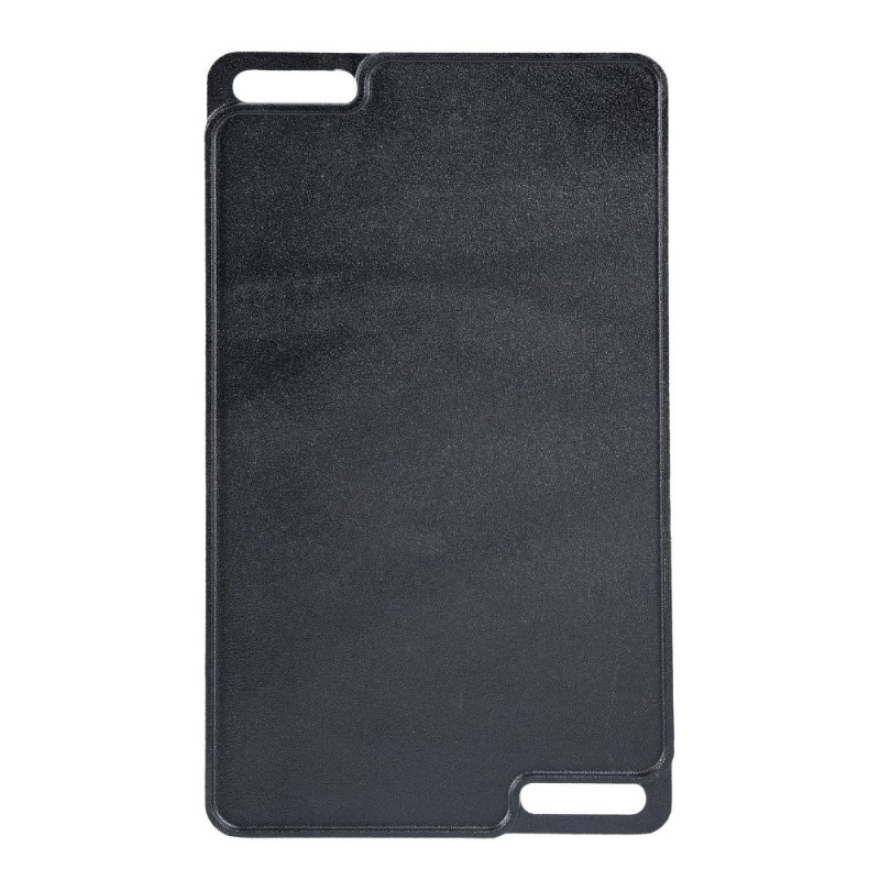 Placa de hierro fundido para grill de doble cara, 46x26 cm | Placa de hierro fundido Placa de hierro fundido para grill de doble cara, 46x26 cm | Placa de hierro fundido | |