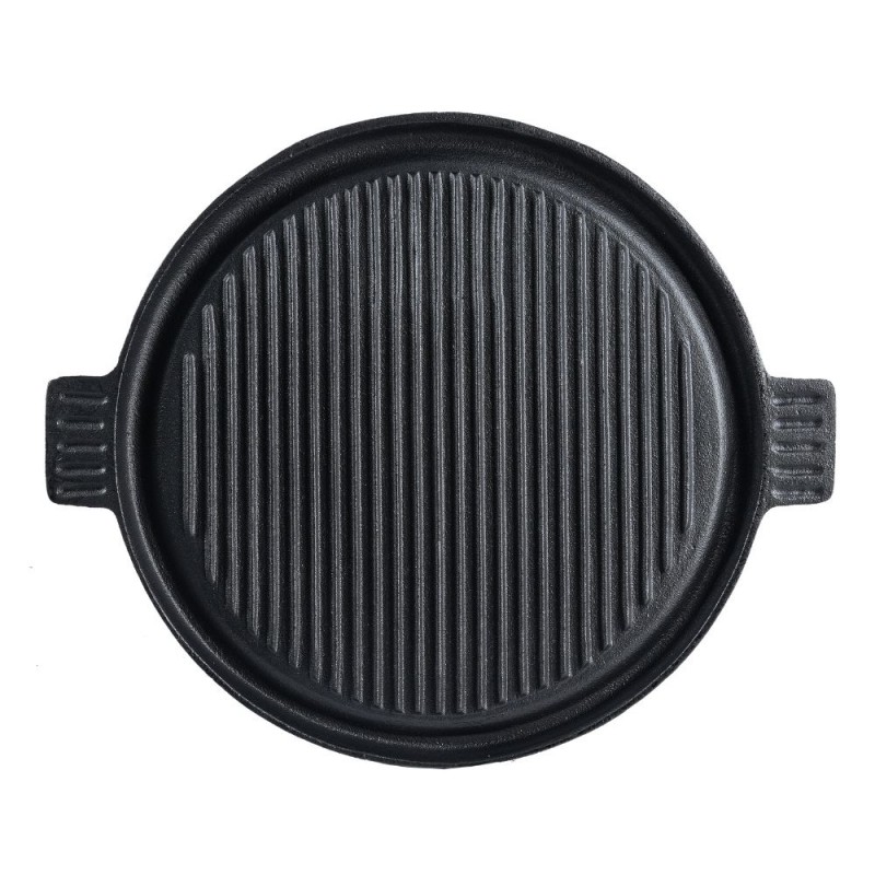 Placa de hierro fundido para grill de doble cara, Ф35 - Placa de hierro fundido