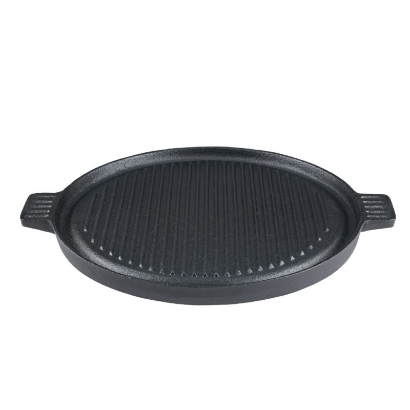 Placa de hierro fundido para grill de doble cara, Ф35 - Placa de hierro fundido