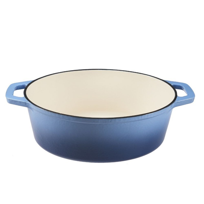 Olla de hierro fundido esmaltada, Azul, ovalado, 33x27см | Olla de hierro fundido Olla de hierro fundido esmaltada, Azul, ovalado, 33x27см | Olla de hierro fundido | |