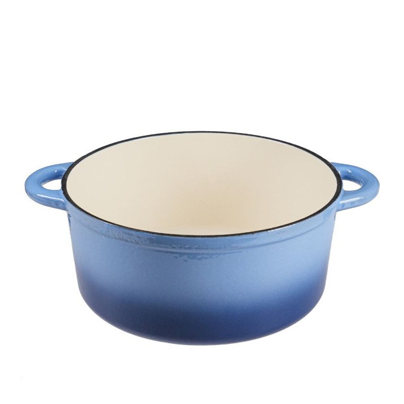 Olla de hierro fundido esmaltada, Azul, Ф22 | Olla de hierro fundido Olla de hierro fundido esmaltada, Azul, Ф22 | Olla de hierro fundido | |