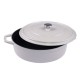Olla poco profunda de hierro fundido Hosse, Ivory, Ф28 | Olla de hierro fundido Olla poco profunda de hierro fundido Hosse, Ivory, Ф28 | Olla de hierro fundido | |