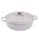 Olla poco profunda de hierro fundido Hosse, Ivory, Ф28 | Olla de hierro fundido Olla poco profunda de hierro fundido Hosse, Ivory, Ф28 | Olla de hierro fundido | |