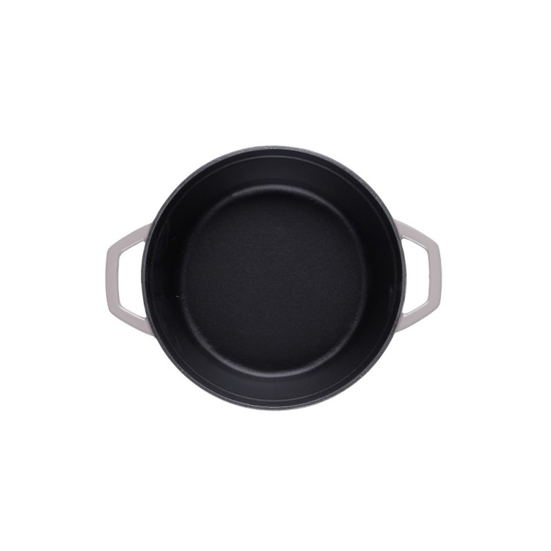 Olla profunda de hierro fundido Hosse, Ivory, Ф12 | Olla de hierro fundido Olla profunda de hierro fundido Hosse, Ivory, Ф12 | Olla de hierro fundido | |