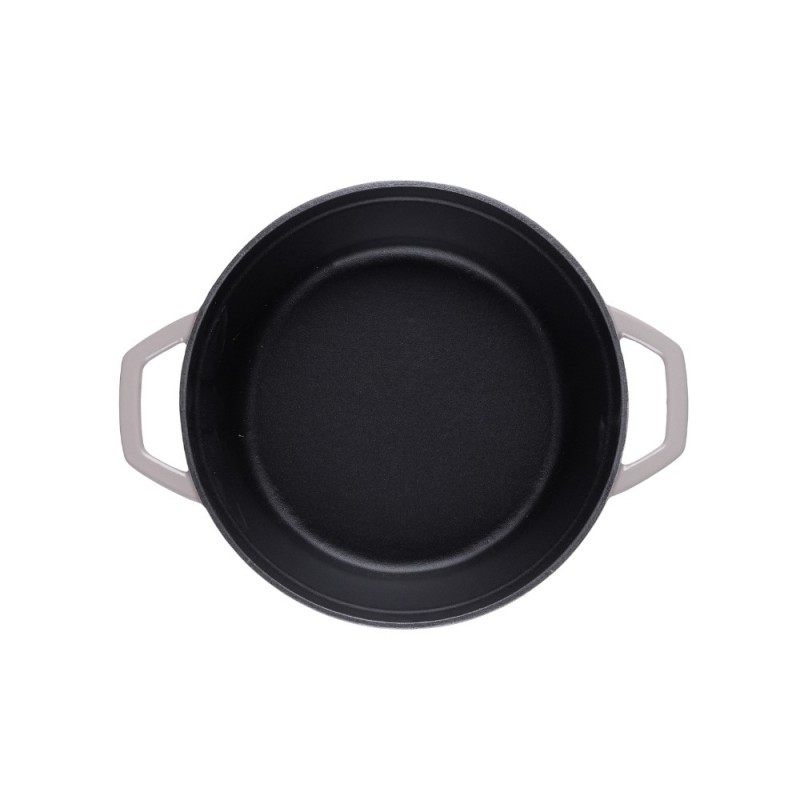 Olla profunda de hierro fundido Hosse, Ivory, Ф20 | Olla de hierro fundido Olla profunda de hierro fundido Hosse, Ivory, Ф20 | Olla de hierro fundido | |