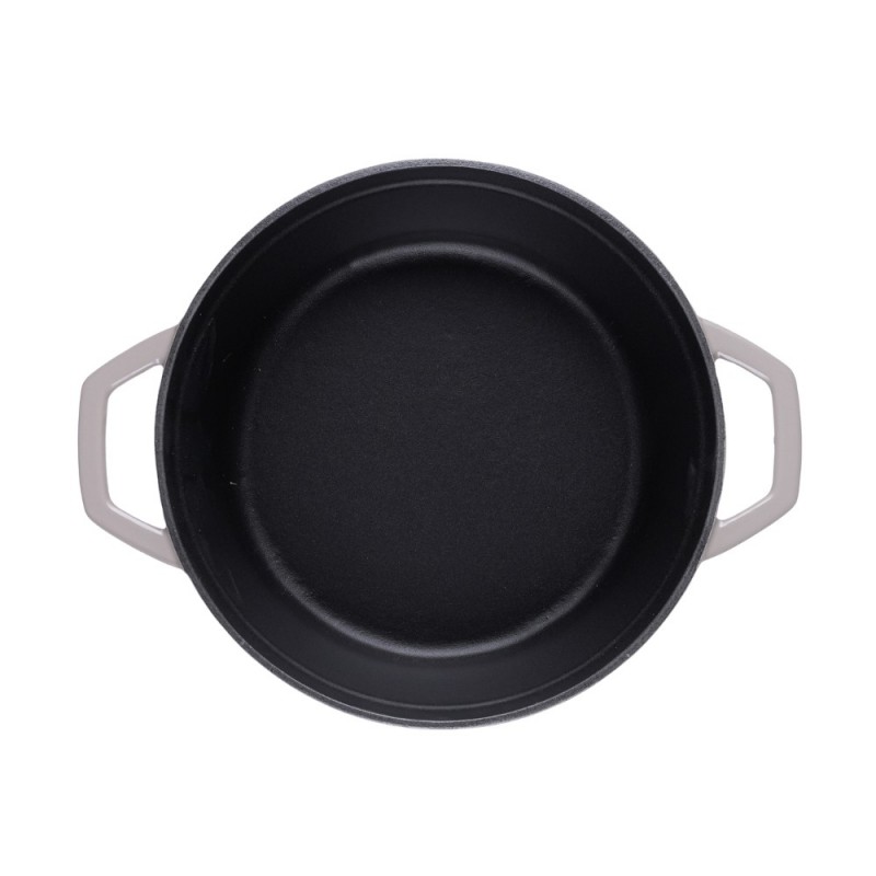 Olla profunda de hierro fundido Hosse, Ivory, Ф28 | Olla de hierro fundido Olla profunda de hierro fundido Hosse, Ivory, Ф28 | Olla de hierro fundido | |