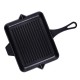 Sartén para parrilla de hierro fundido esmaltado Hosse, Black Onyx, 26x32cm | Sartén para parrilla de hierro fundido Sartén para parrilla de hierro fundido esmaltado Hosse, Black Onyx, 26x32cm | Sartén para parrilla de hierro fundido | Sartén de hierro fundido |